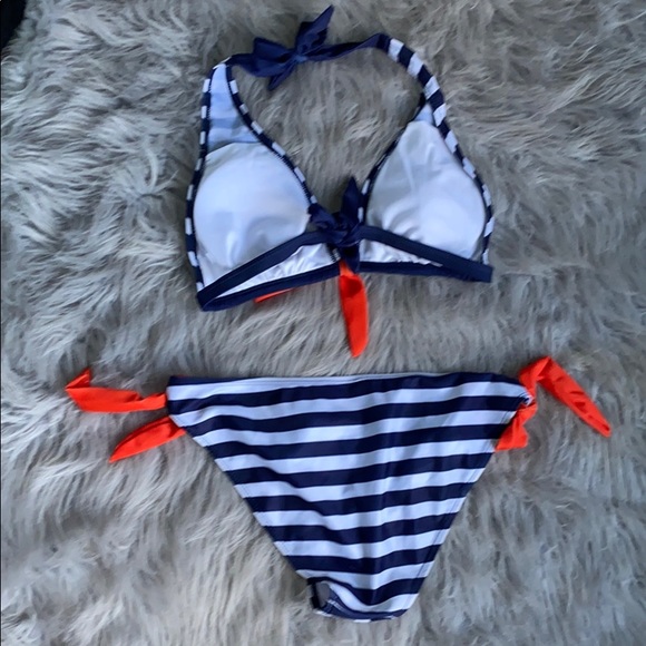 2pc nautical striped bikini - Picture 4 of 7